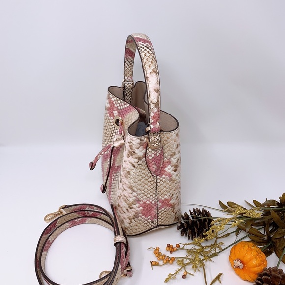 Kate Spade Eva Snake Small Bucket Bag - Picture 5 of 8